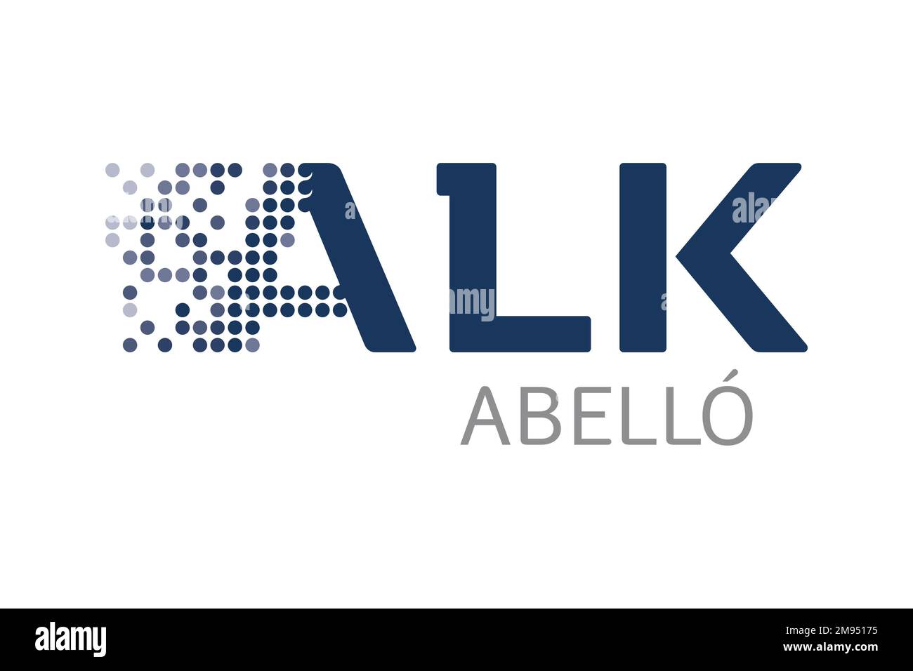 ALK Abello, Logo, White background Stock Photo