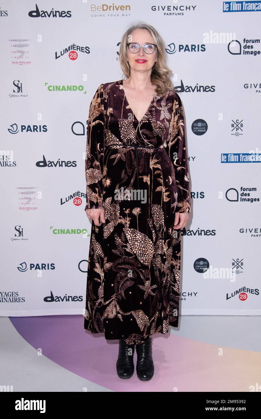 Julie Delpy attending the Photocall of 28th Lumieres Ceremony of the international press at the