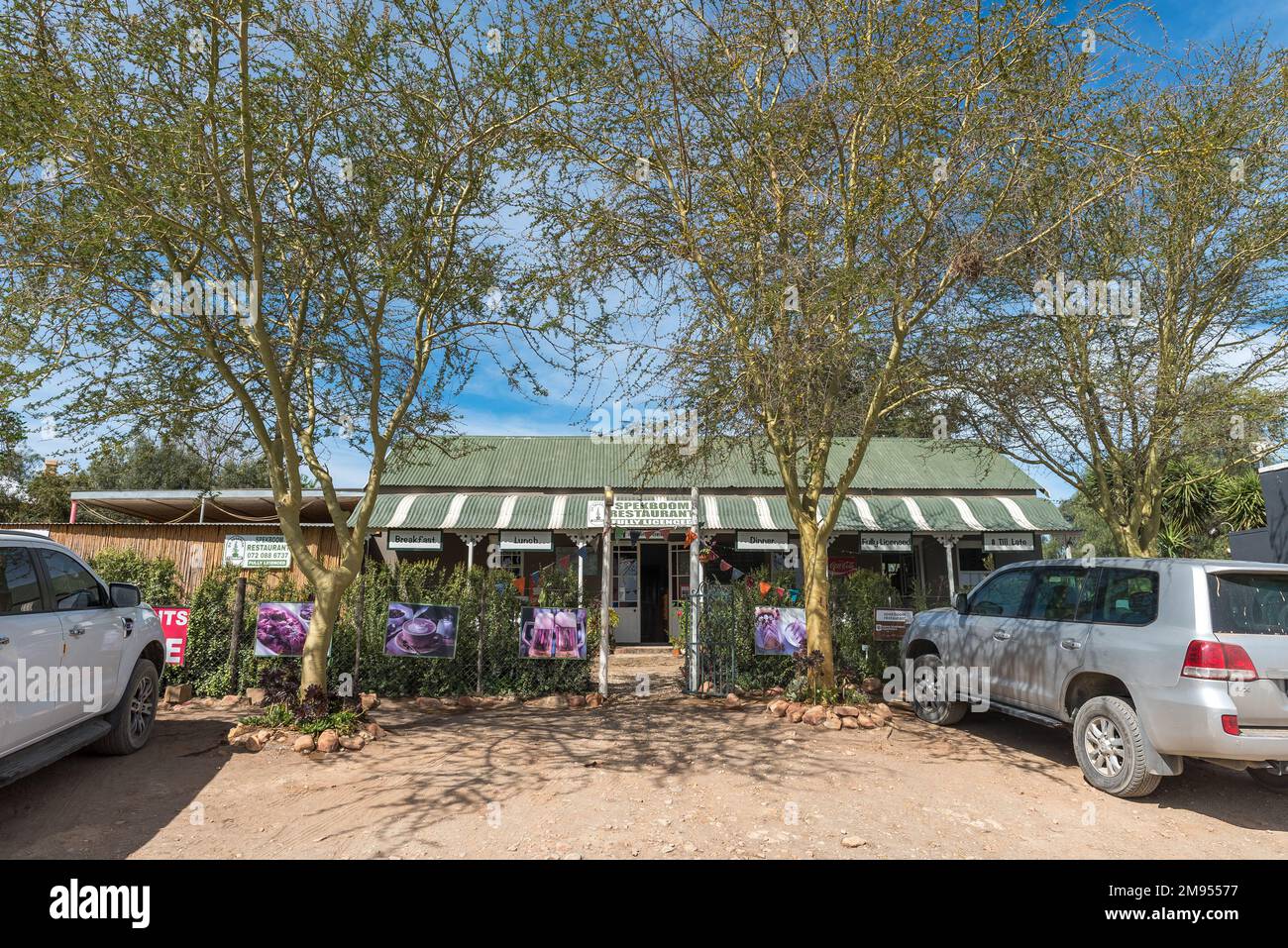 Van Wyksdorp, South Africa Sep 24, 2022 A street scene, with the