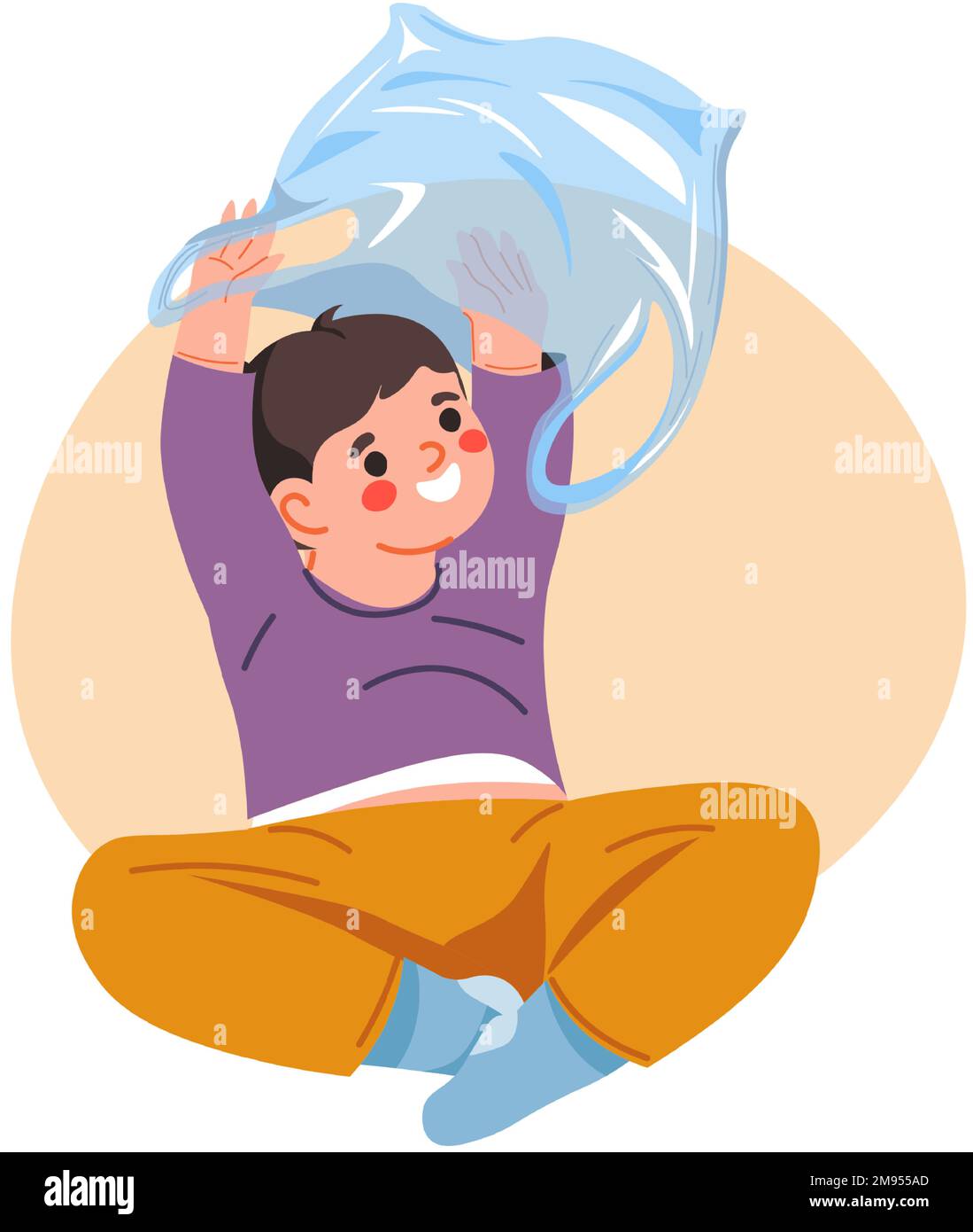 Plastic bag suffocation Stock Vector Images Alamy