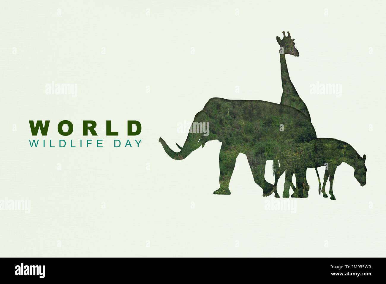 Double exposure wildlife hi-res stock photography and images - Alamy