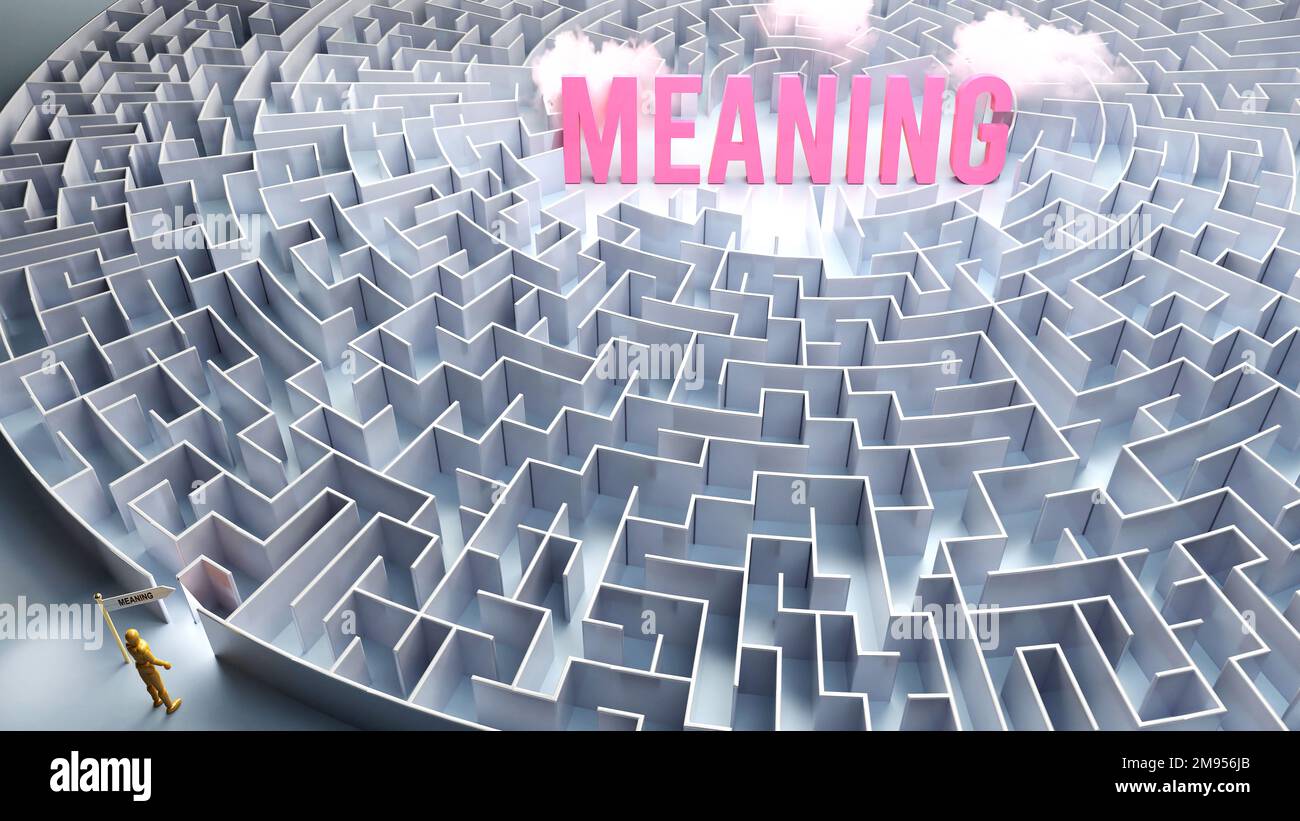 Meaning and a difficult path, confusion and frustration in seeking it