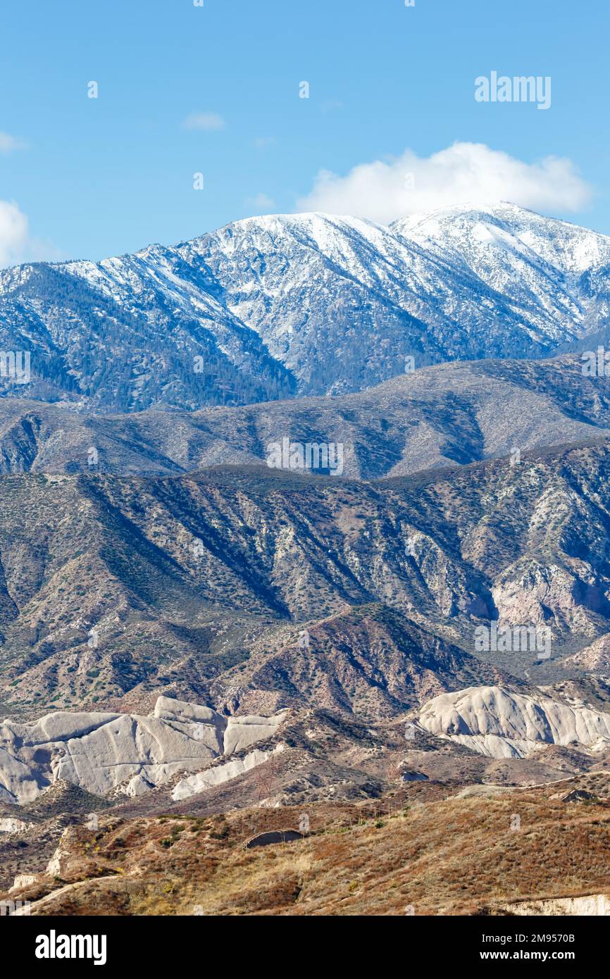 San Gabriel Mountains landscape scenery portrait format travel near Los