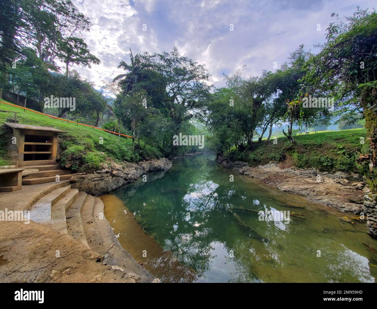 Rivers at Sachichaj Nature Reserve, Coban, Alta Verapaz, Guatemala ...