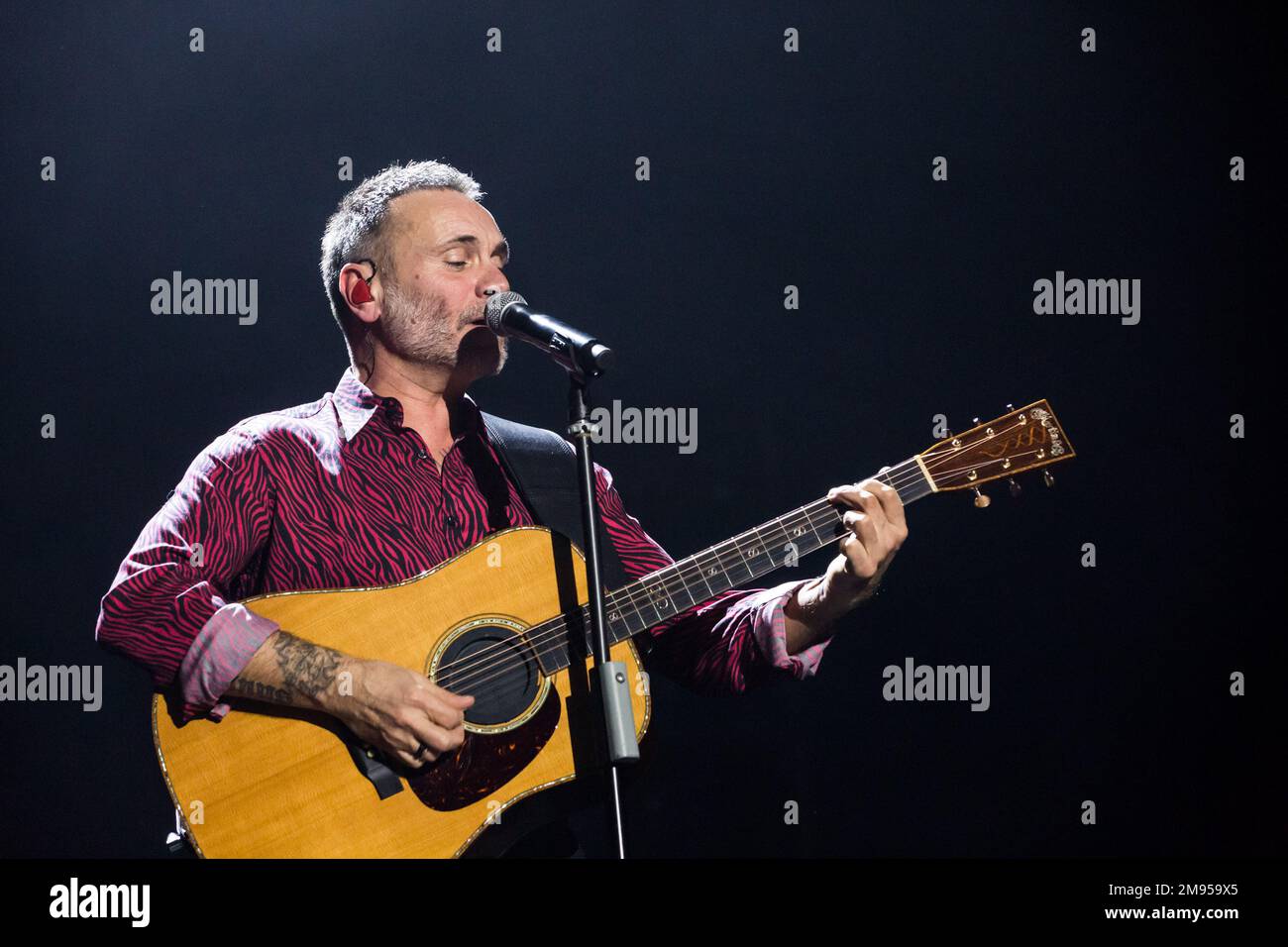 Filippo “Nek” Neviani during his performance during the Italian singer ...