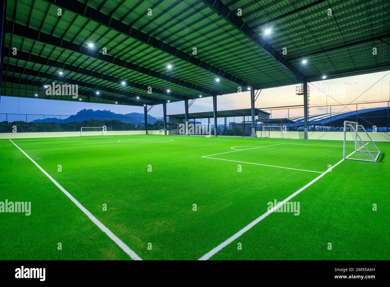 Phuket Thailand January 9 2023 View of an artificial grass football field at an international school in Phuket Thailand Stock Photo Alamy