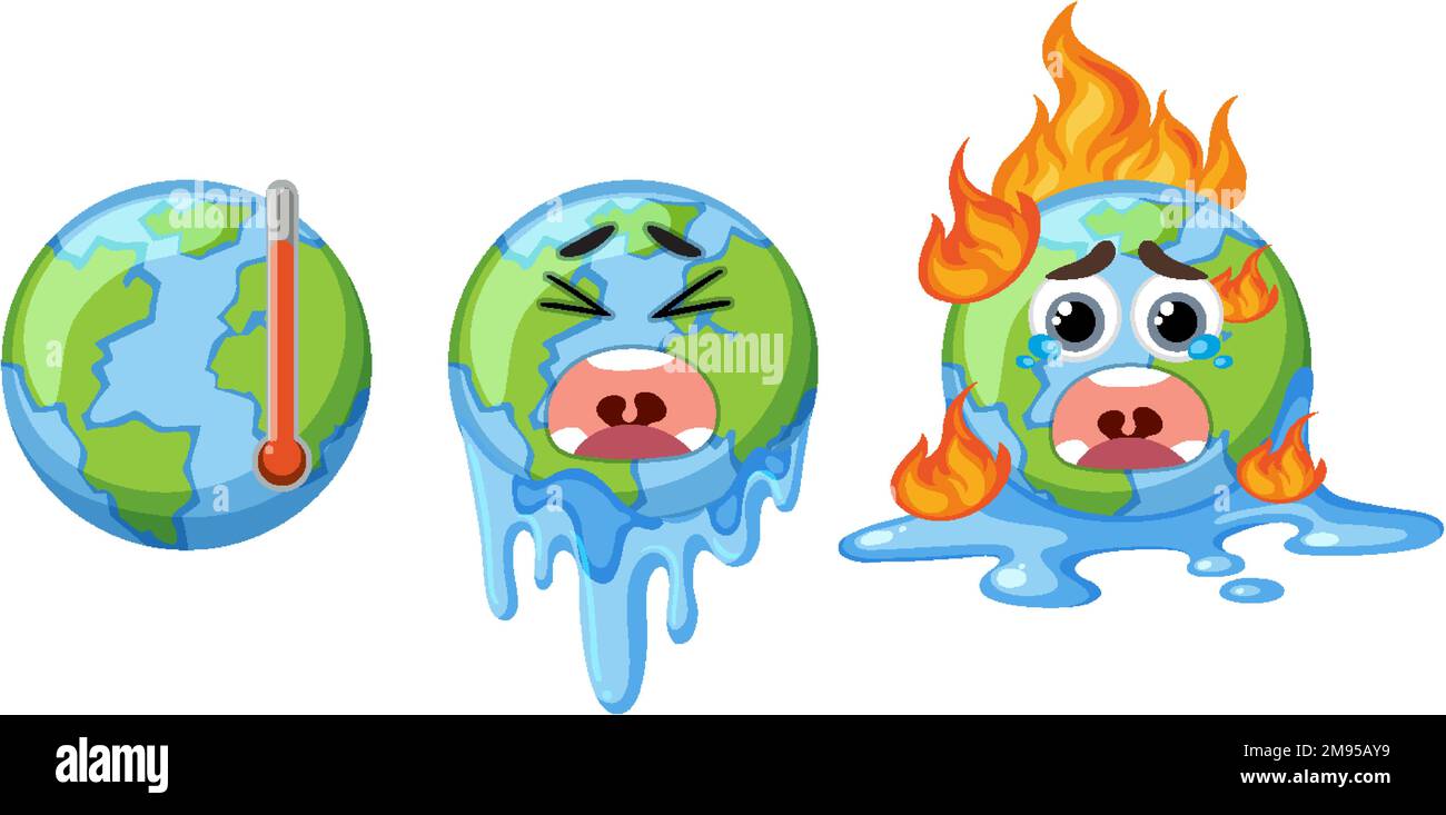 Global warming vector concept illustration Stock Vector Image & Art - Alamy