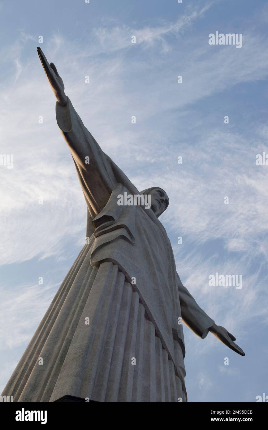 Brazil, Rio, the statue of Cristo Redentor (Christ the Redeemer) the