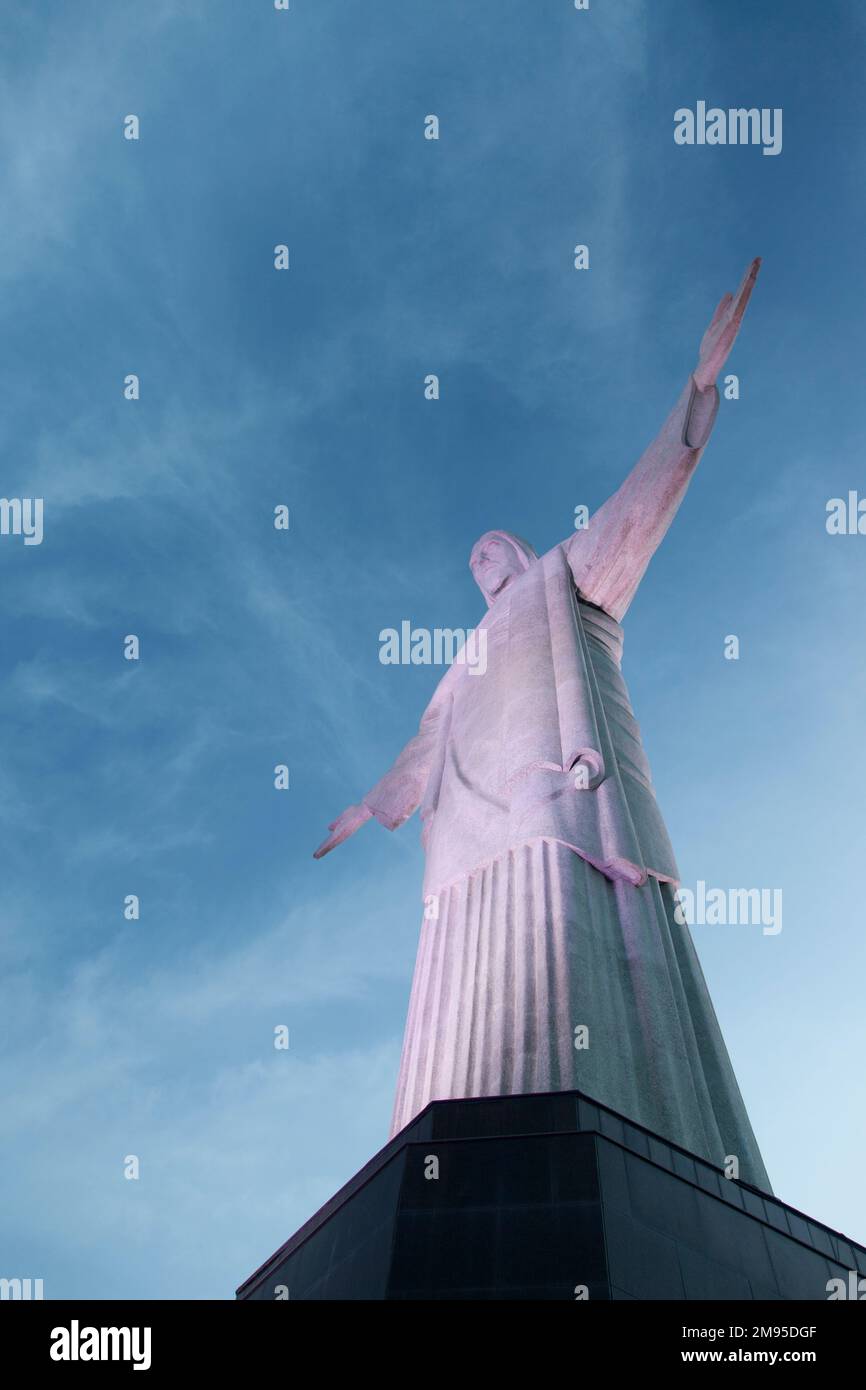 Brazil, Rio, the statue of Cristo Redentor (Christ the Redeemer) the
