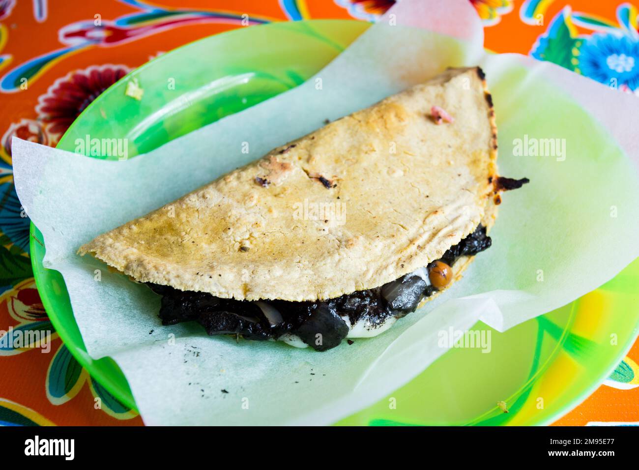 The quesadilla is a Mexican dish that consists of a corn or wheat