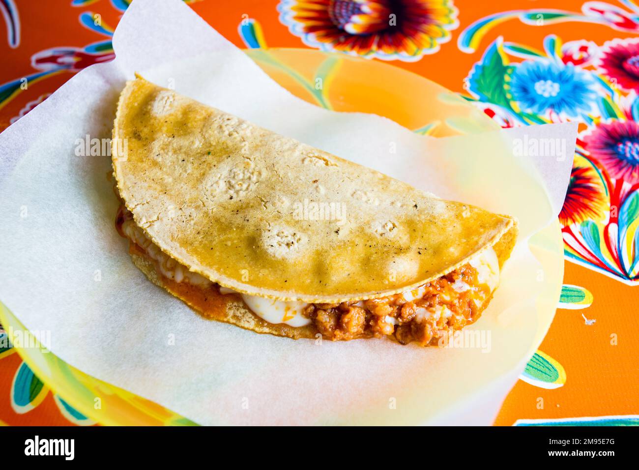 The quesadilla is a Mexican dish that consists of a corn or wheat