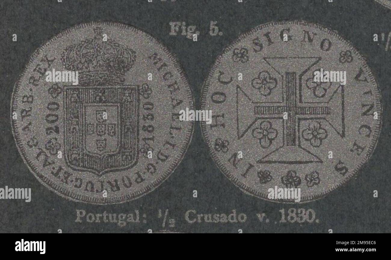 Antique 19th century germany numismatic illustrated coin catalogue with ...