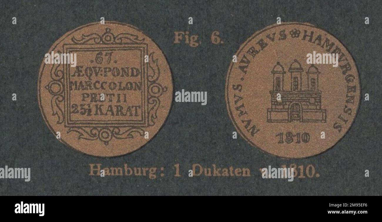 Antique 19th century germany numismatic illustrated coin catalogue with