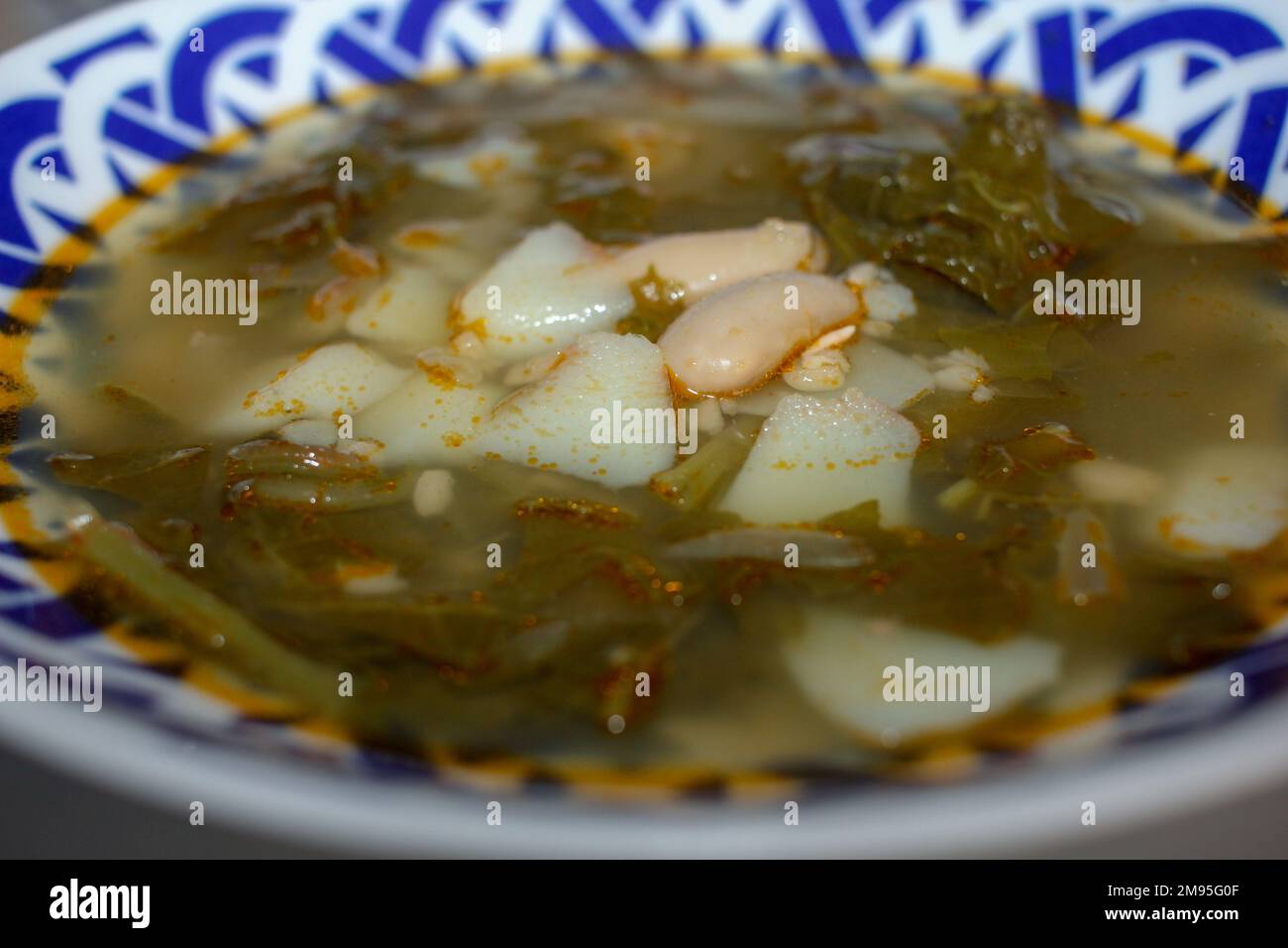 galician broth is a typical dish from north Spain Stock Photo Alamy