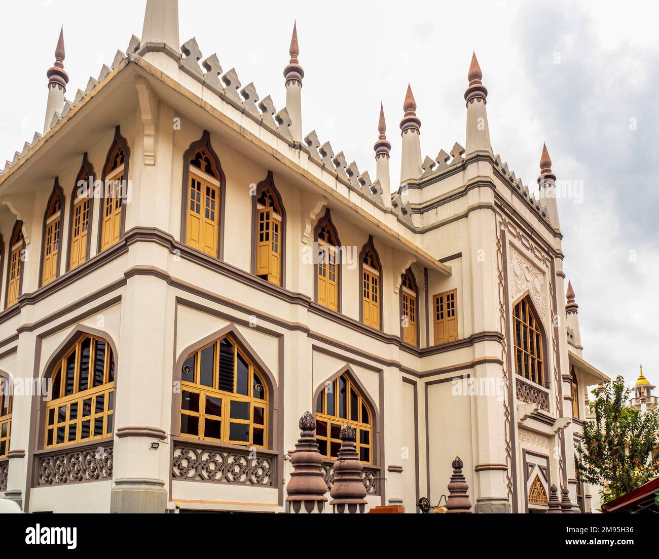 Sultan Mosque religious landmark in Kampong Glam area of Singapore Stock Photo