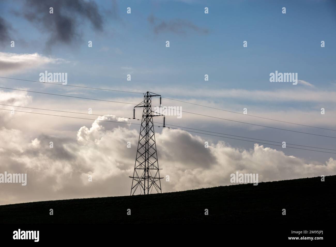 An electricity pylon in the Sussex countryside Stock Photo - Alamy