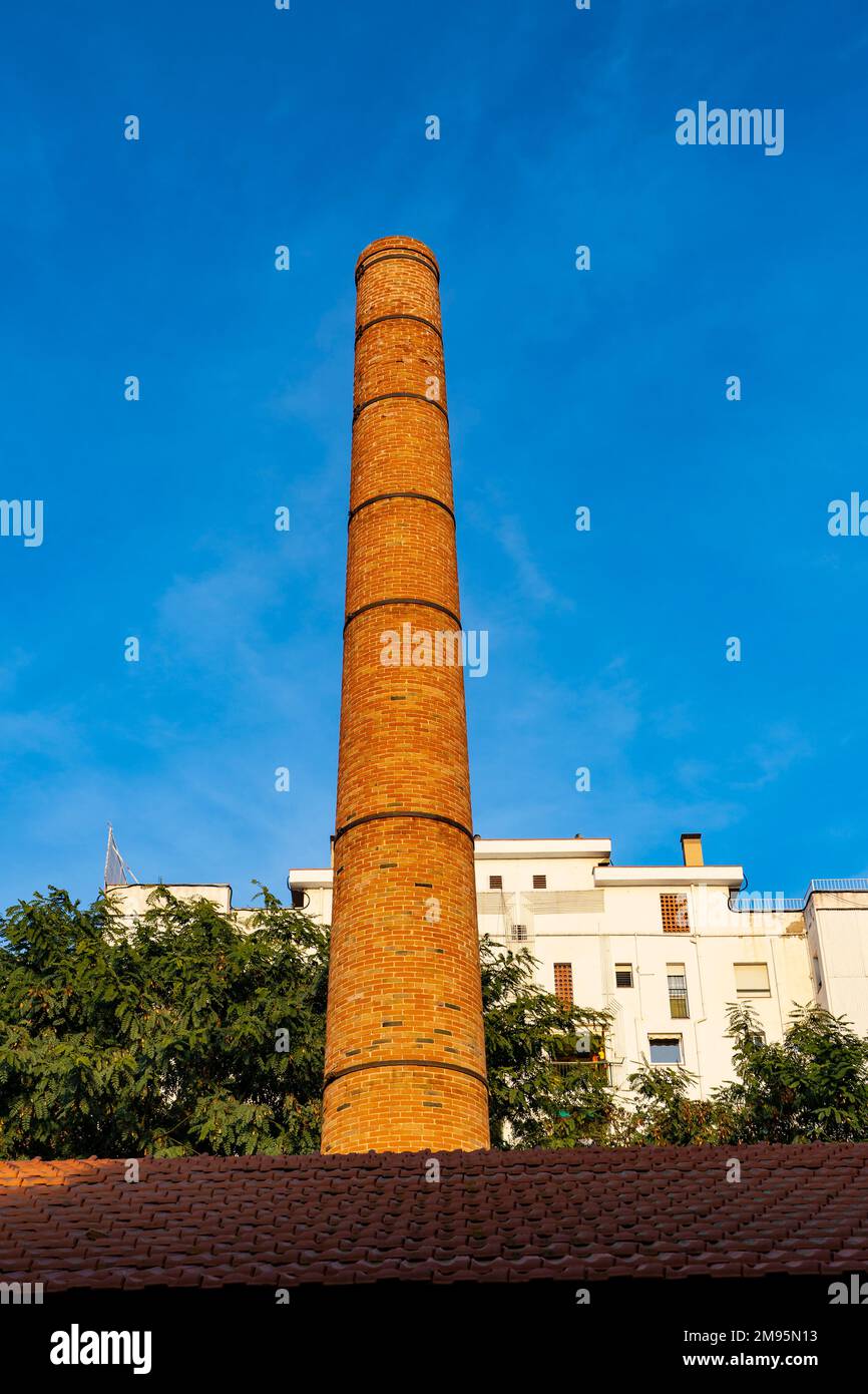 La Nau Gaudí de Mataró, Barcelona, Spain. former industrial building - a cotton bleaching room for a 19th century factory designed by Catalan modernis Stock Photo