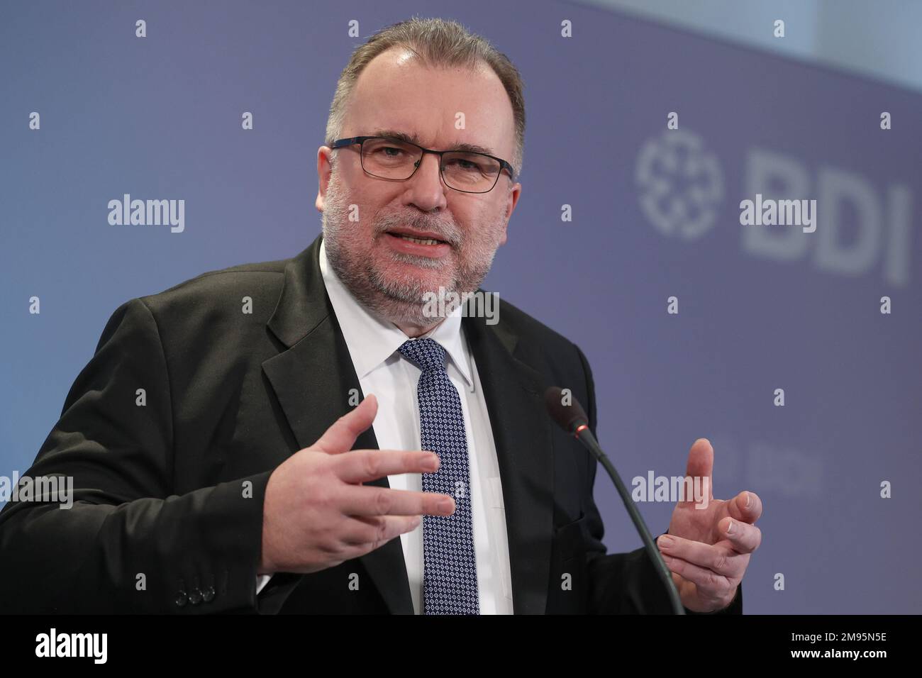 German Conf 17 January 2023, Berlin: Siegfried Russwurm, President of the ...