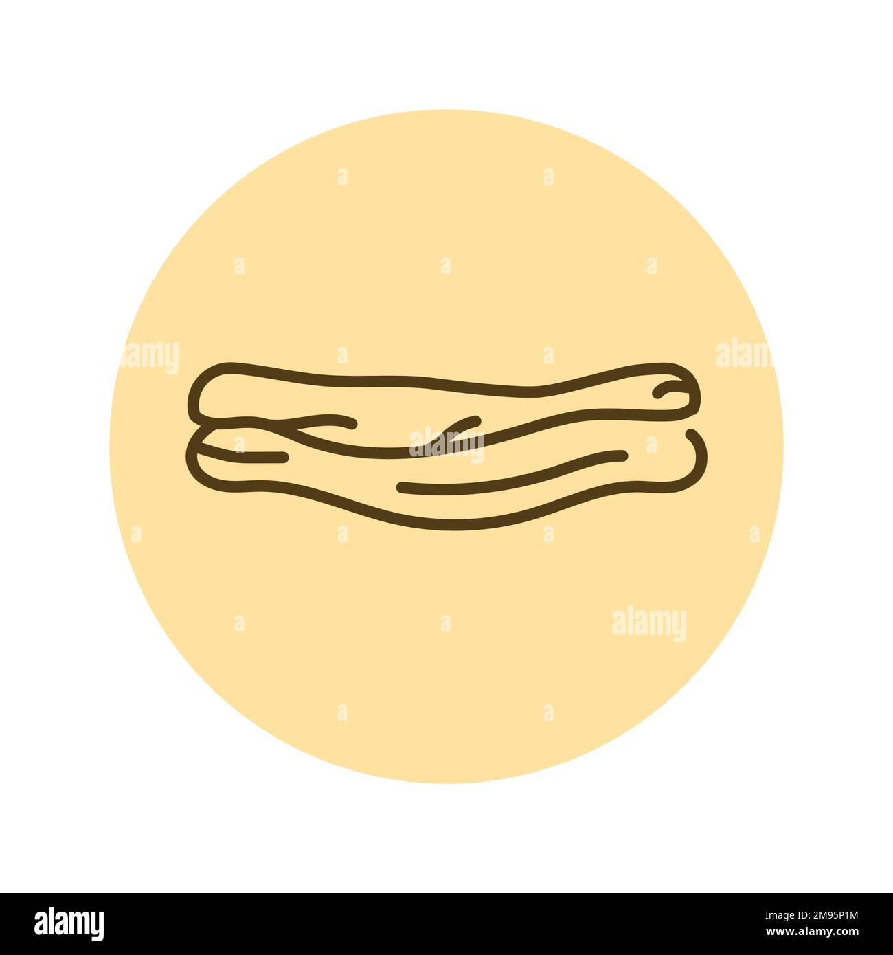 Kombucha homemade tea color line icon. Japanese fermented product Stock ...