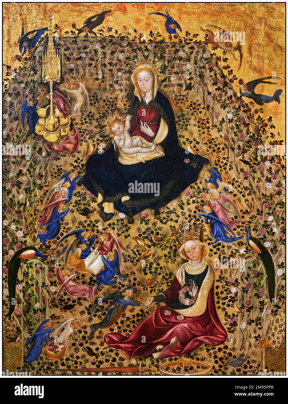 Madonna Col Bambino E S Caterina Detta Madonna Del Roseto Tempera Su madonna-col-bambino-e-s-caterina-detta-madonna-del-roseto-tempera-su