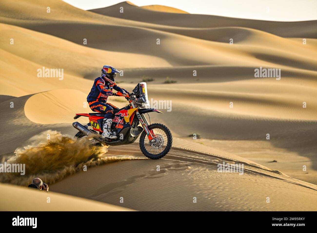 during the Stage 13 of the Dakar 2023 between Shaybah and Al-Hofuf, on ...