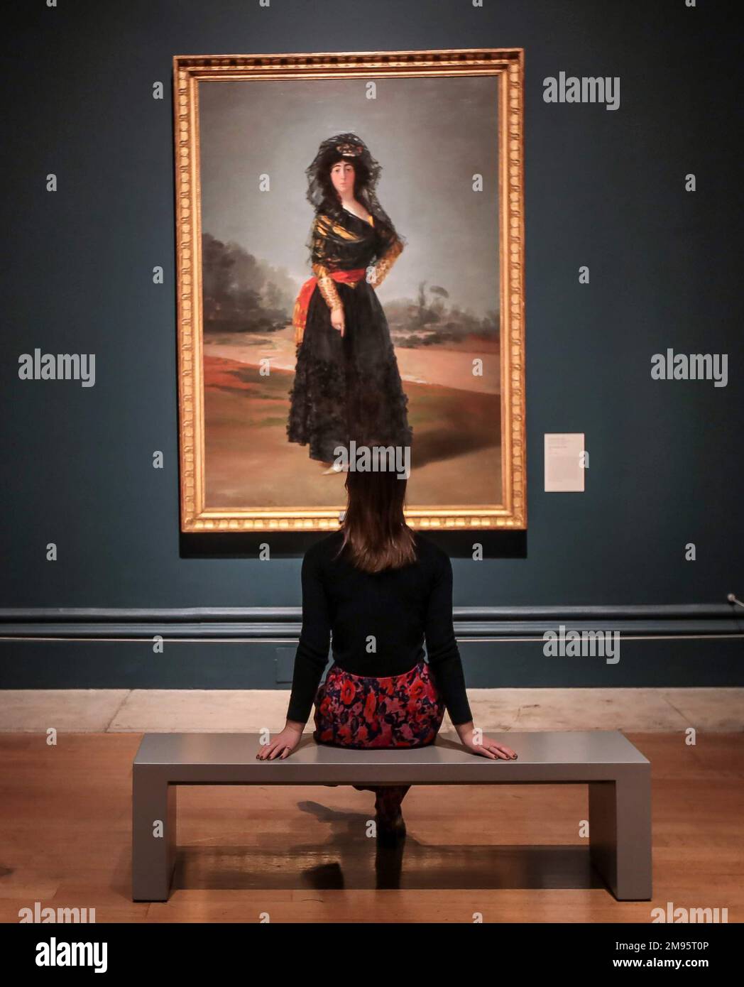 London UK 17 January 2023 Francisco de Goya’s iconic painting, The