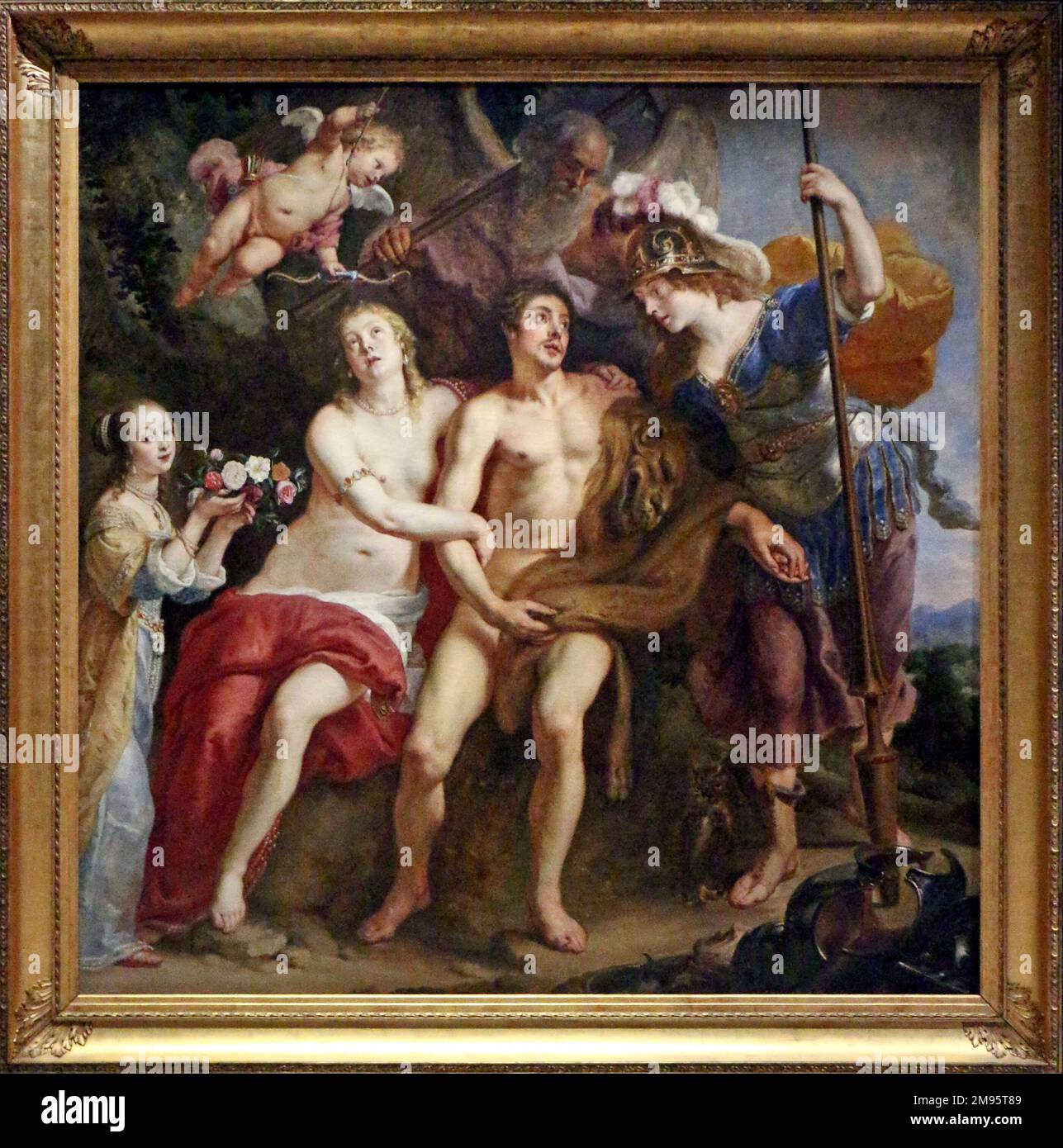 Gaspar de CRAYER (1584-1669) 'Hercule entre le Vice et la Vertu'Musée des Beaux Arts de Marseille Stock Photo