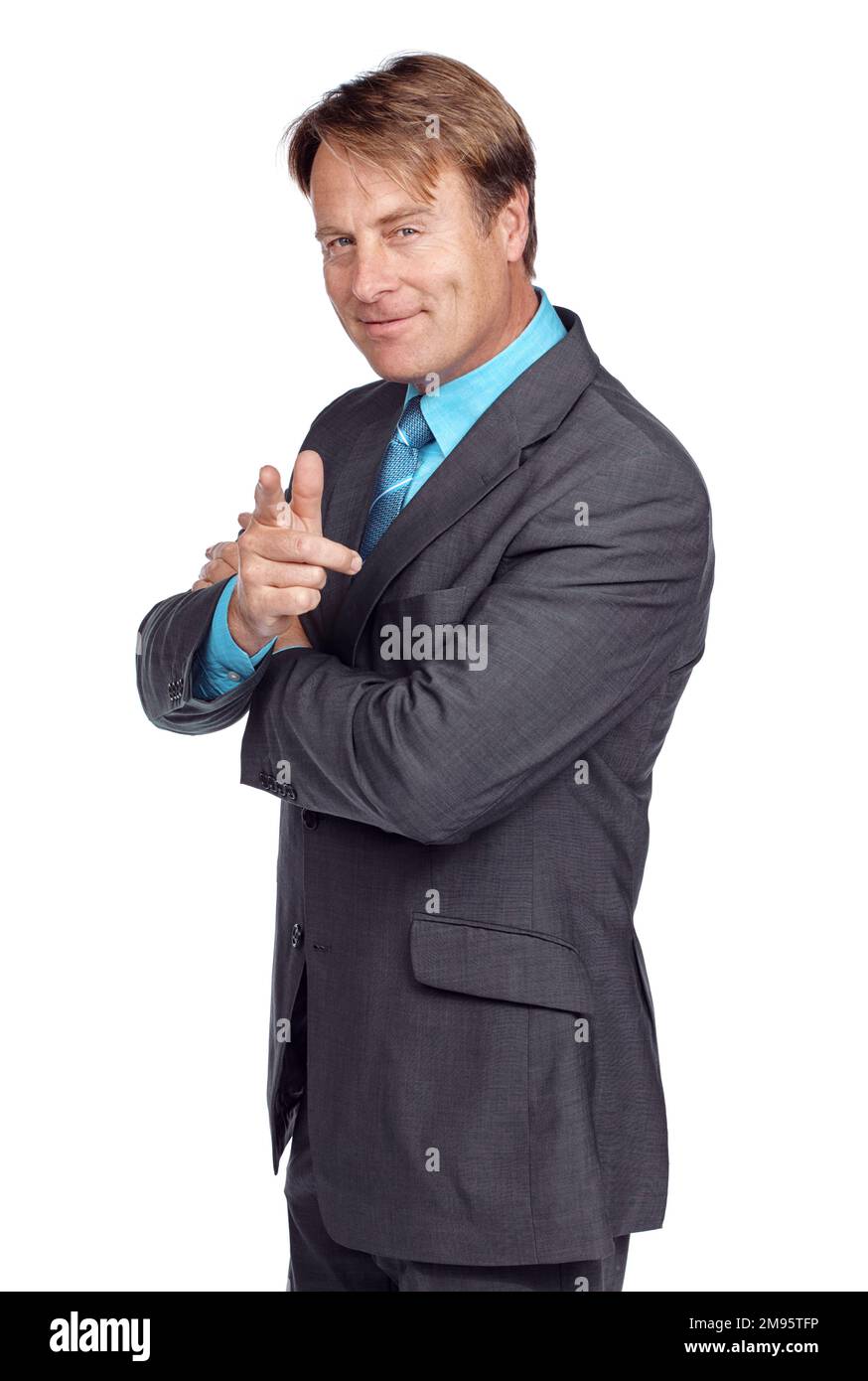 Leader pointing goal business hi-res stock photography and images - Alamy