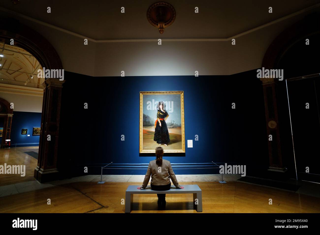 Goya's The Duchess of Alba, 1797 painting, on display at the Royal