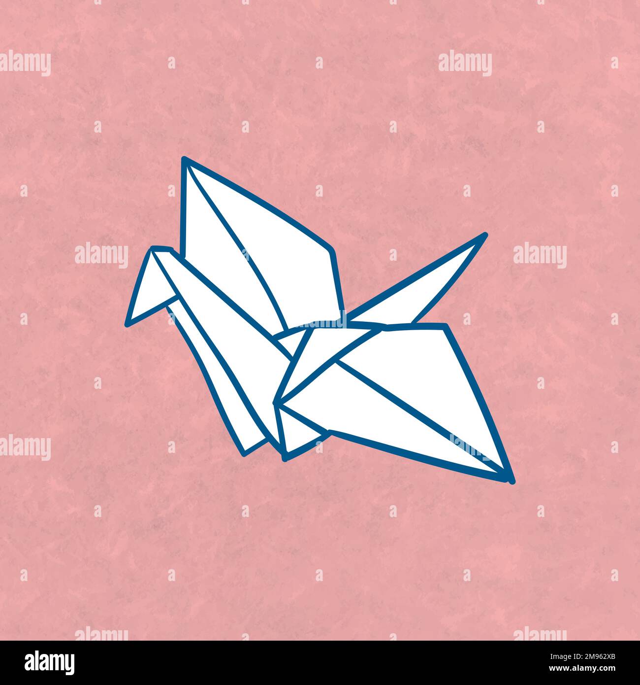 Origami paper crane vector Stock Vector Image & Art Alamy