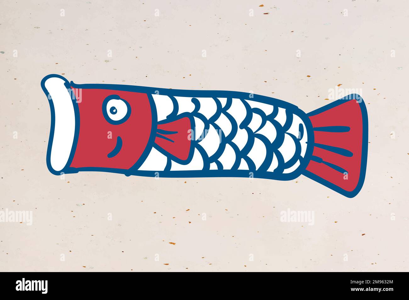 Japanese Koinobori fish flag vector Stock Vector Image & Art Alamy