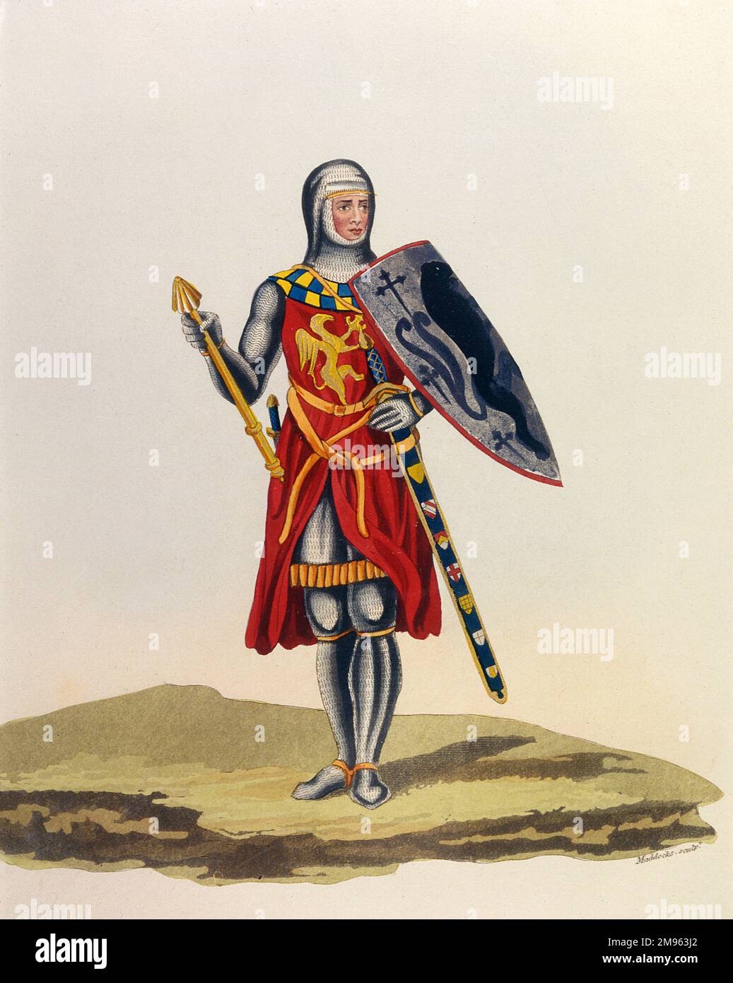 A knight of the Montfort family Stock Photo Alamy