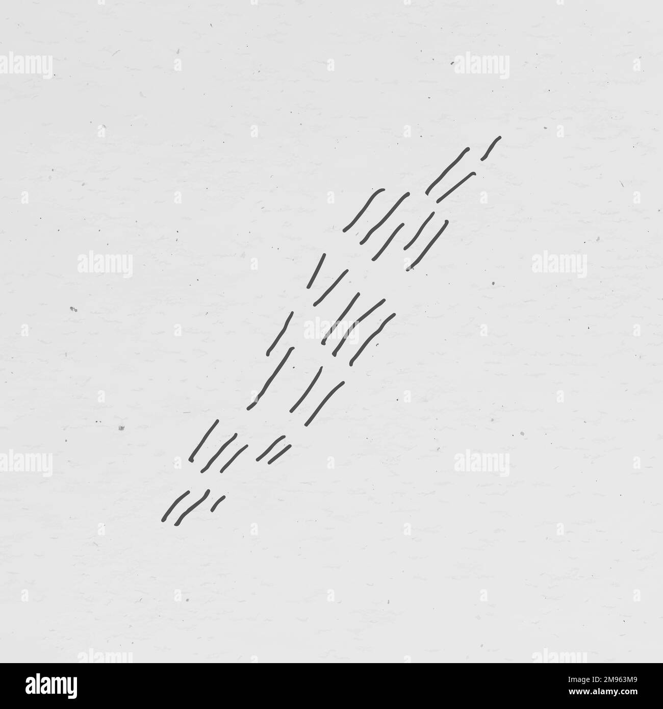 Hand drawn scribble dashed lines design element vector Stock Vector