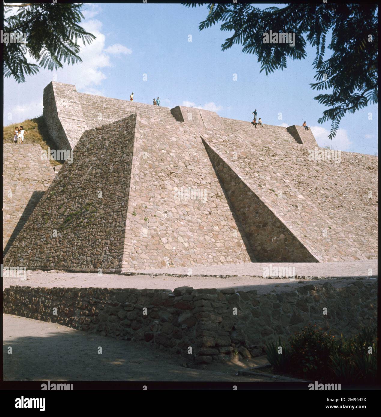 The PYRAMID OF TENAYUCA near Mexicocity. This pyramid was built in the
