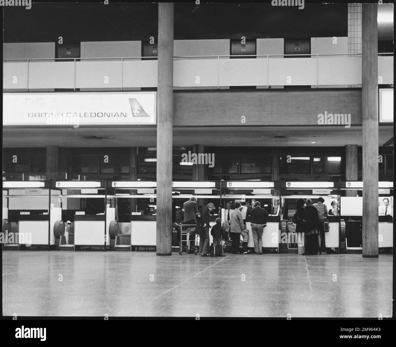 Airport check in desks Black and White Stock Photos & Images Alamy