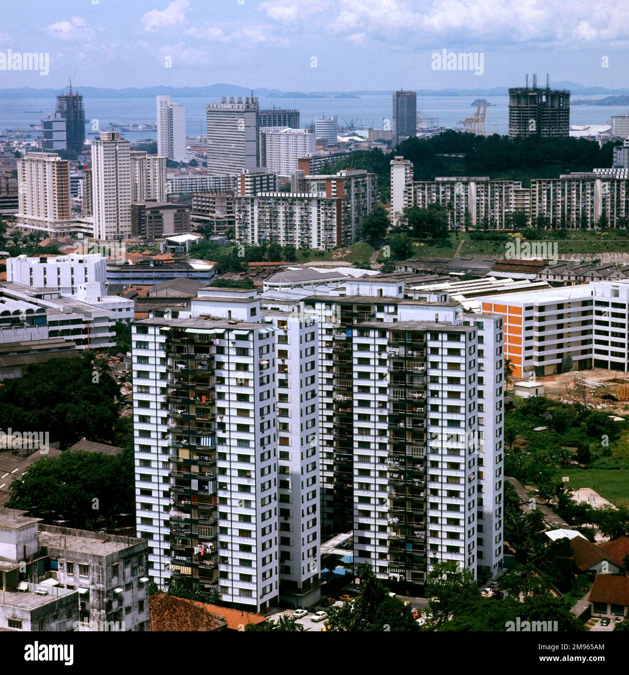 Singapore city view 1985 hi-res stock photography and images - Alamy