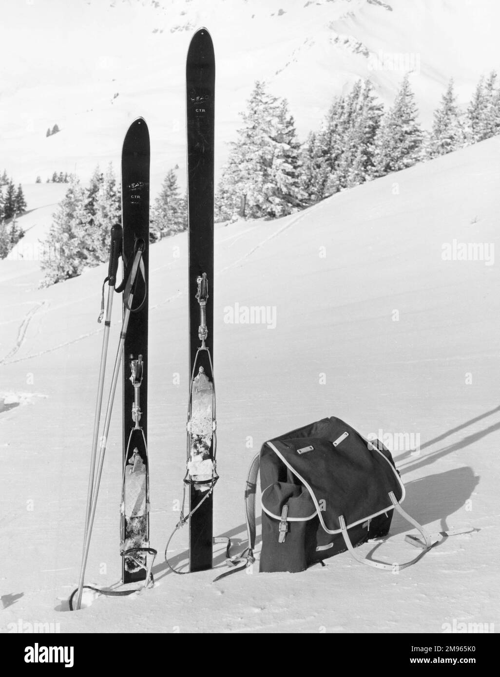 Skiing equipment. Stock Photo