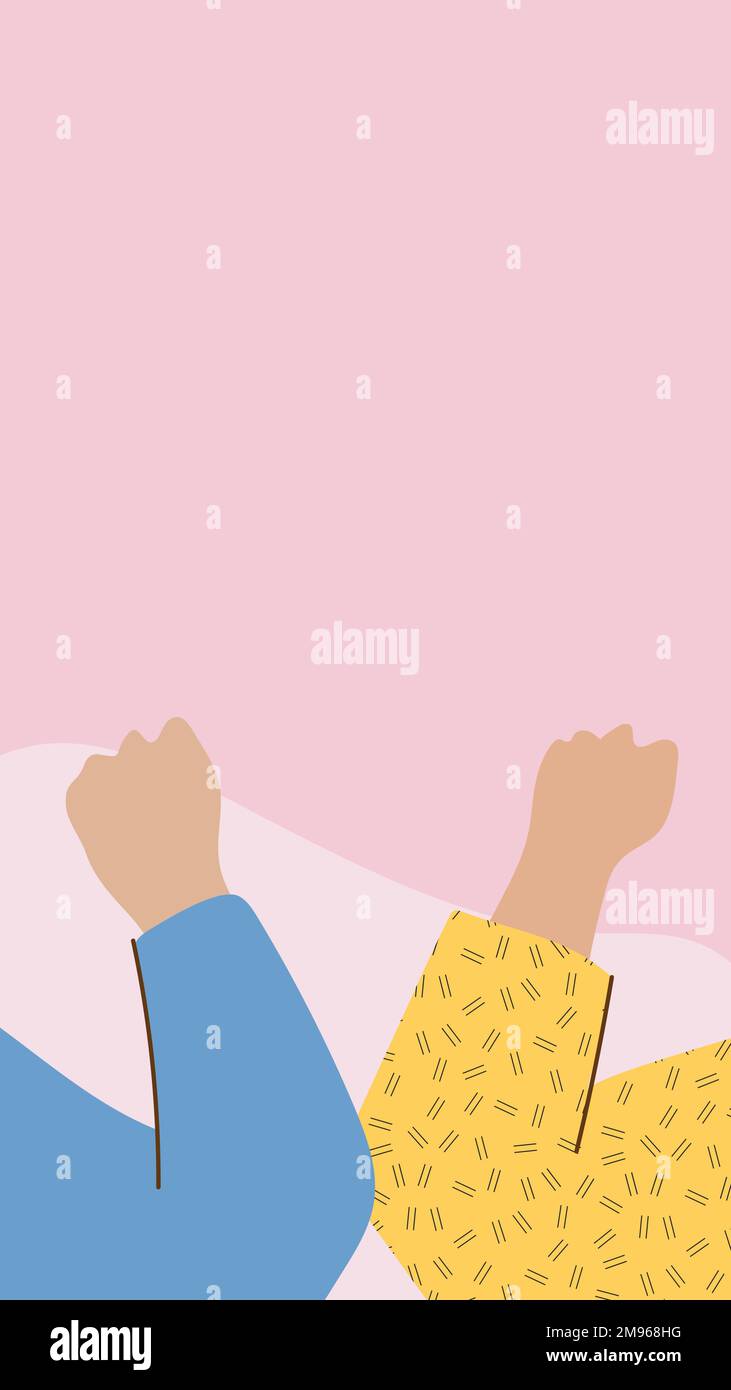 People doing the elbow bump to avoid coronavirus mobile wallpaper