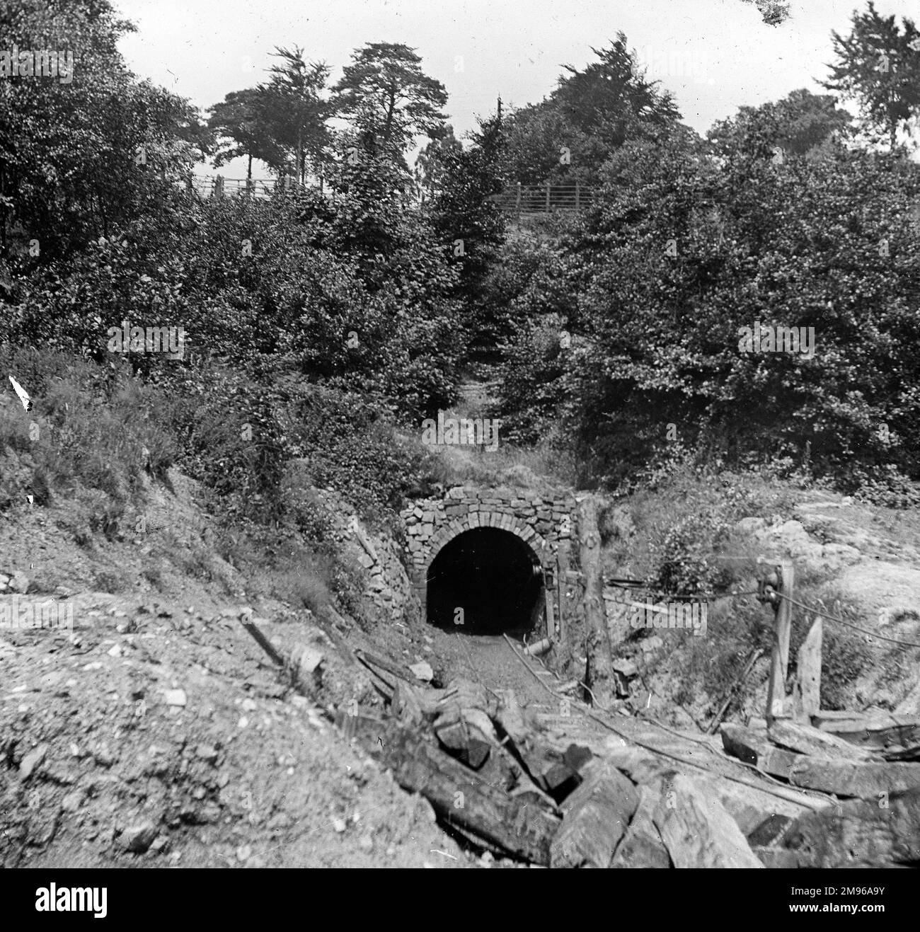 View of the entrance to Baldwin's Level near Pontypool in South Wales
