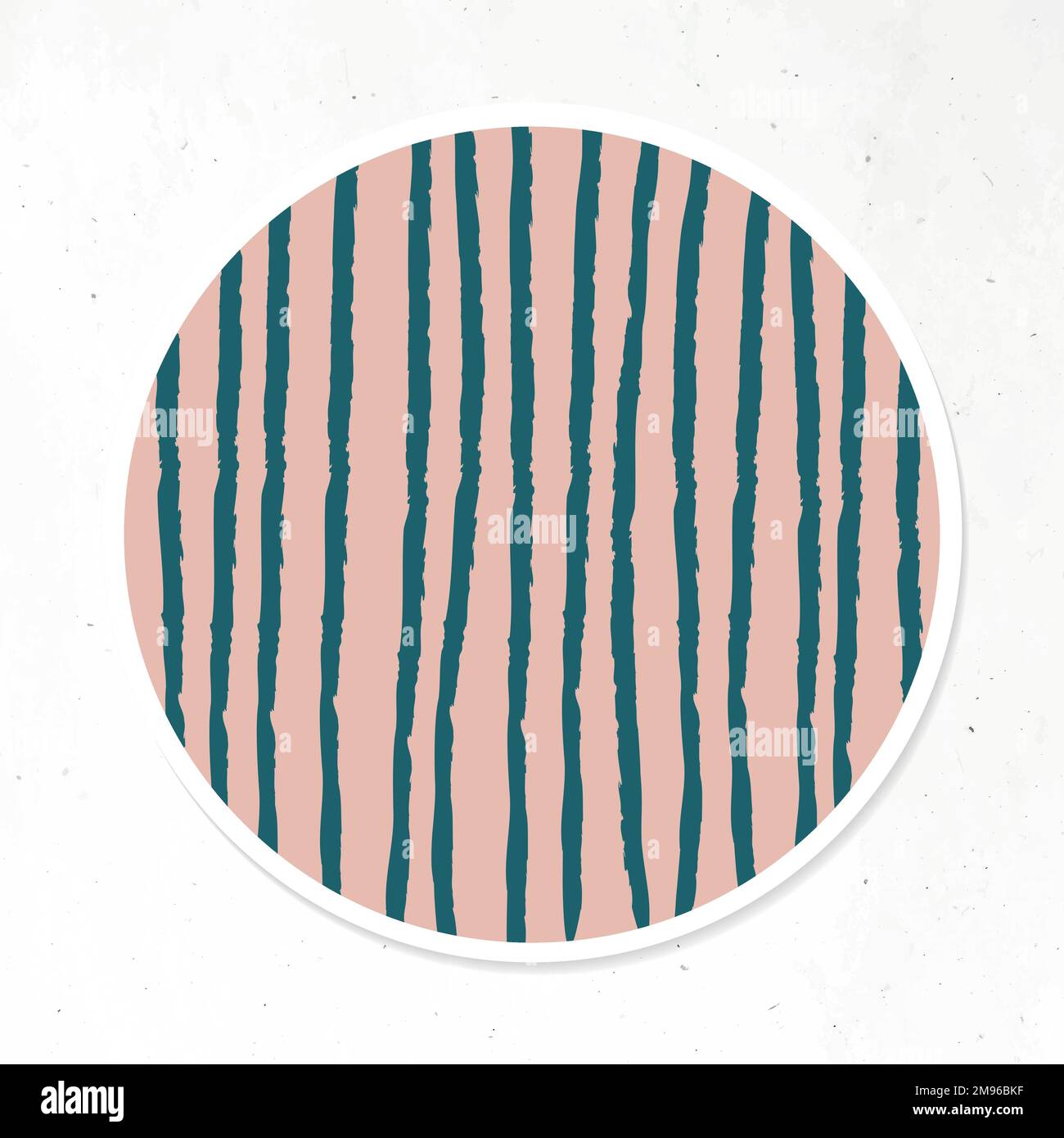 Vertically Striped Doodle Social Story Highlight Sticker Vector Stock vertically-striped-doodle-social-story-highlight-sticker-vector-stock