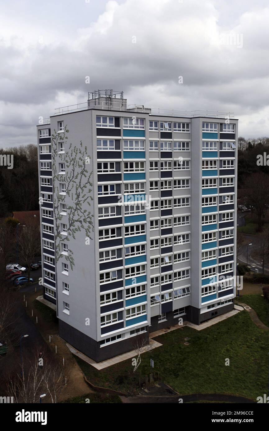 Aerial View of Sedgewick House, Shirehampton, Bristol Stock Photo Alamy
