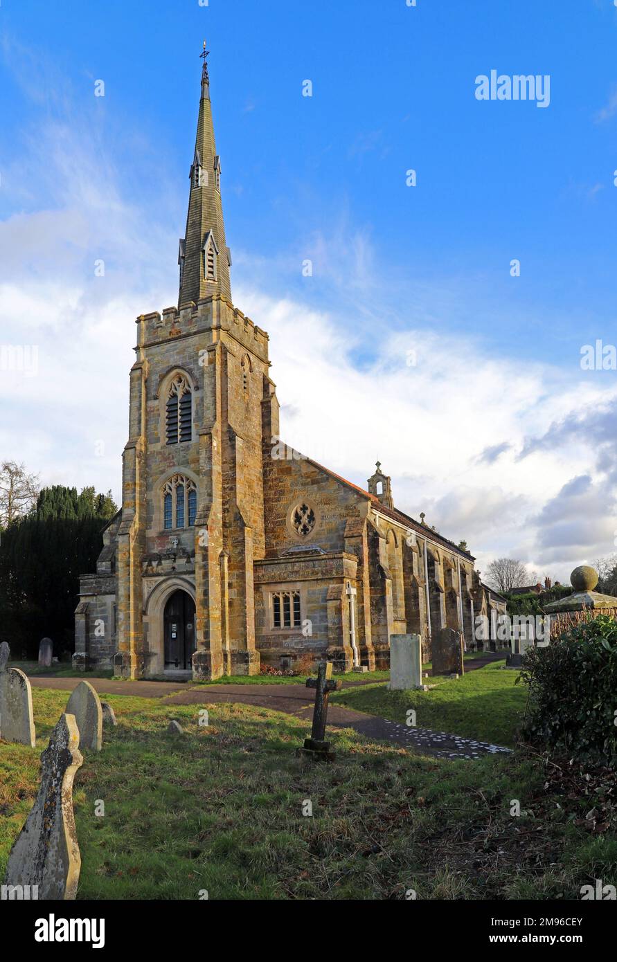 St Mark's Church, Hadlow Down, East Sussex, England Stock Photo
