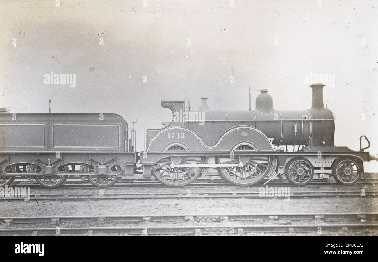 Locomotive no 1743 4-4-0 Stock Photo - Alamy