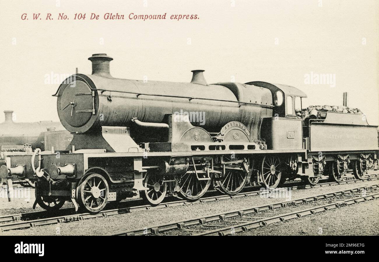 Locomotive no 104 Alliance De Glehn compound engine. Stock Photo