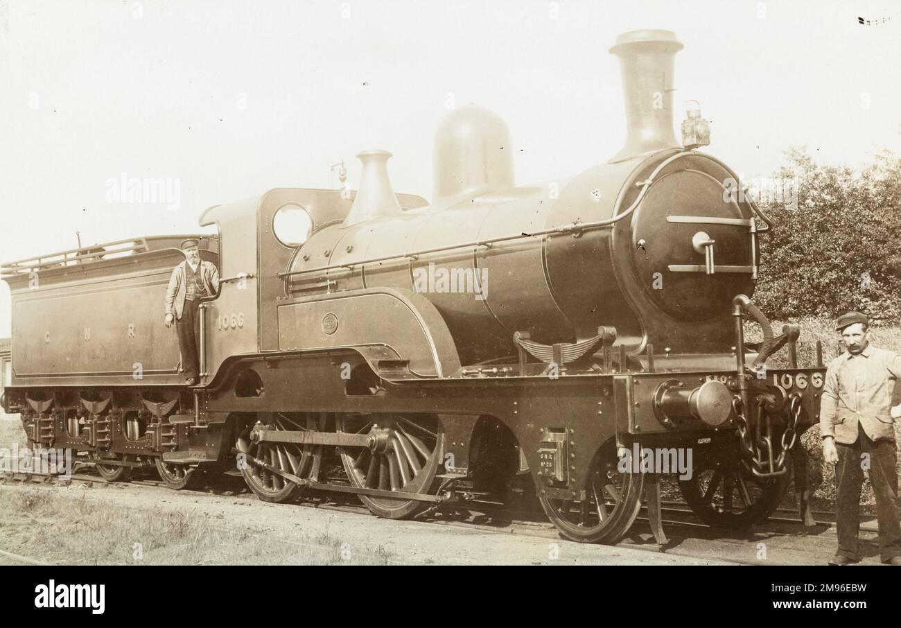 Locomotive no 1066 2-4-0 engine Stock Photo - Alamy