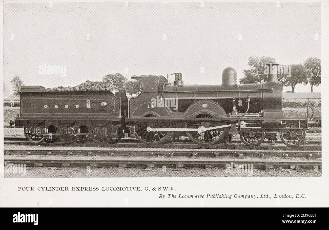 Locomotive no 11 four cylinder express Stock Photo