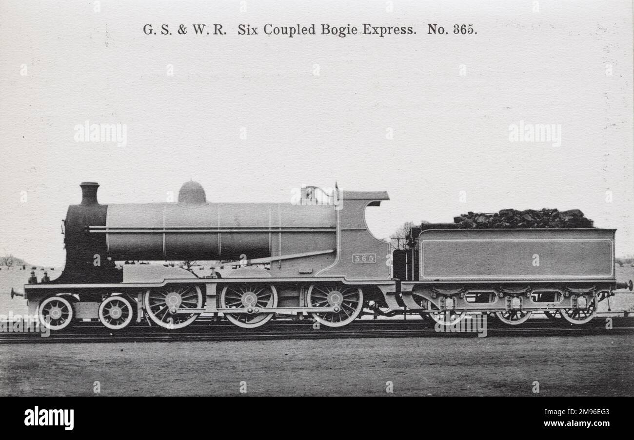 Locomotive no 365 six coupled bogie express Stock Photo - Alamy