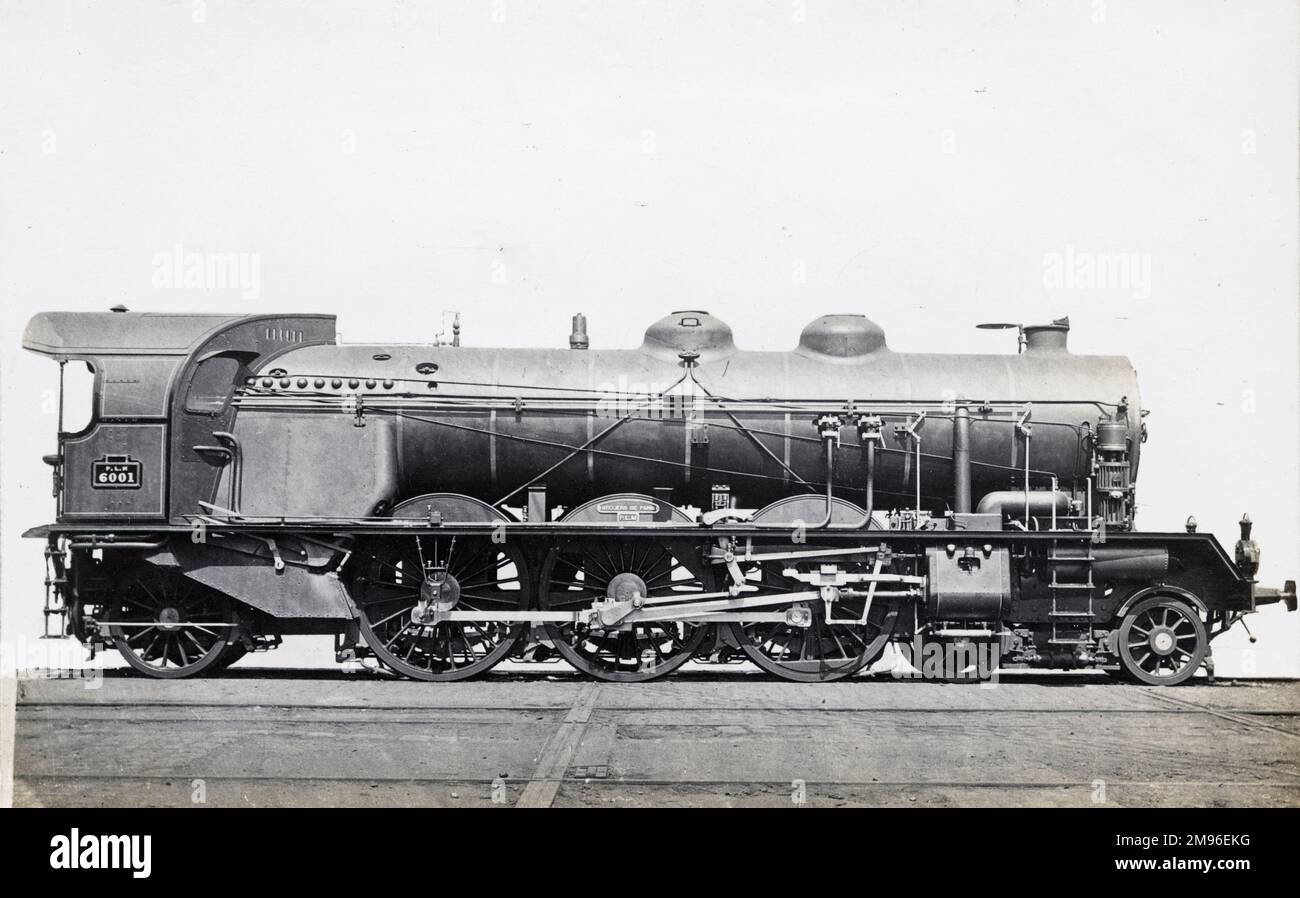 Locomotive no 6001 4-6-2 Stock Photo