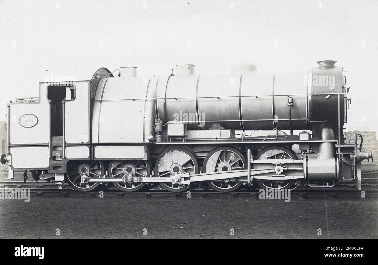 Locomotive no 20 GER Decapod 0-10-0 Stock Photo