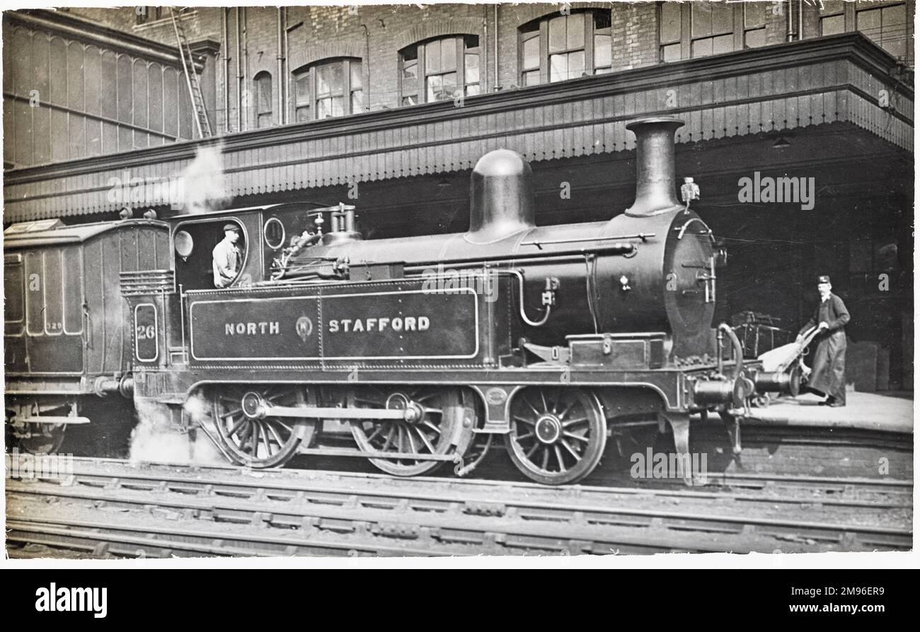 Locomotive no 26 2-4-0 Stock Photo